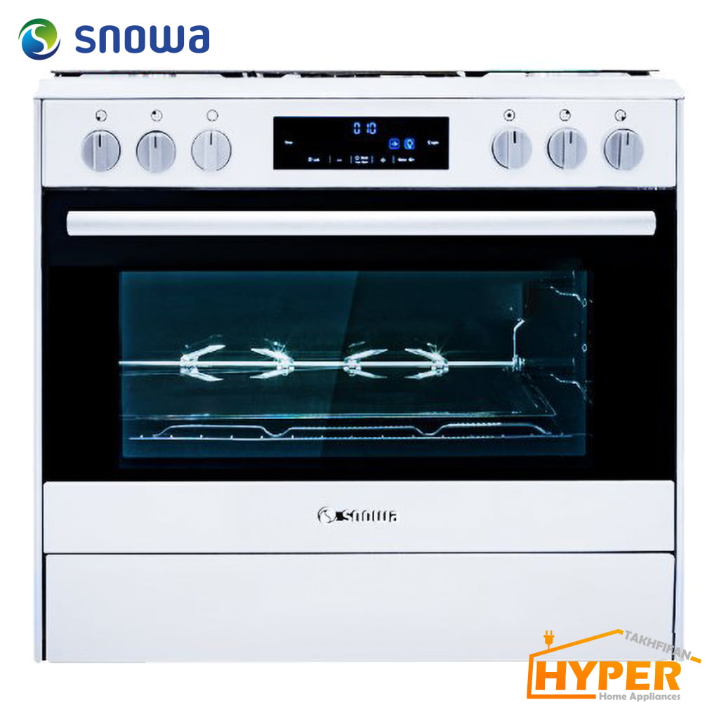 اجاق گاز اسنوا سری آدرینا مدل SGC5-3112N سفید 5 شعله