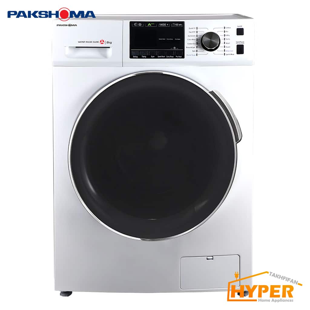 ماشین لباسشویی پاکشوما TFU-84401 WT سفید