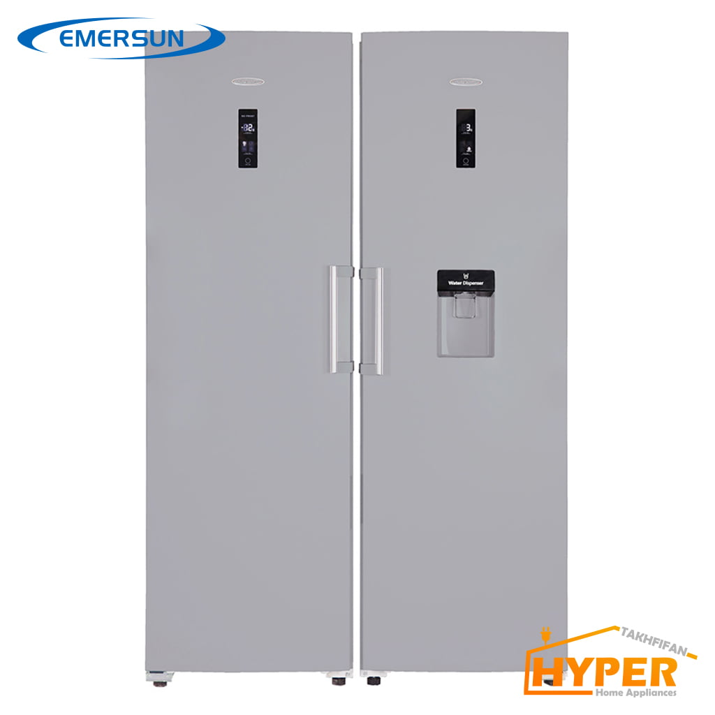 یخچال فریزر دوقلو 17+17 فوت امرسان هایلوکس High Lux سیلور