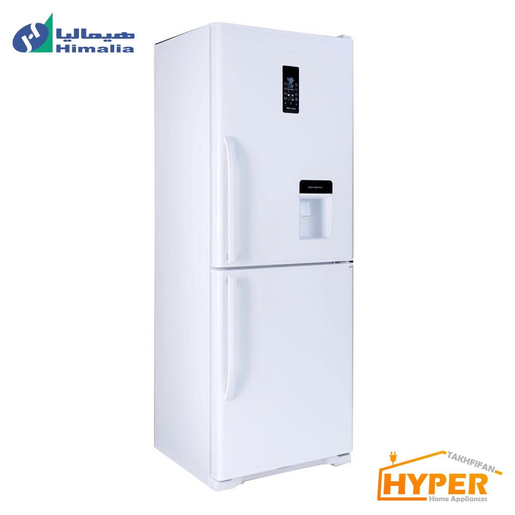 یخچال فریزر هیمالیا مدل 530 آبریز دار توربو سفید چرم