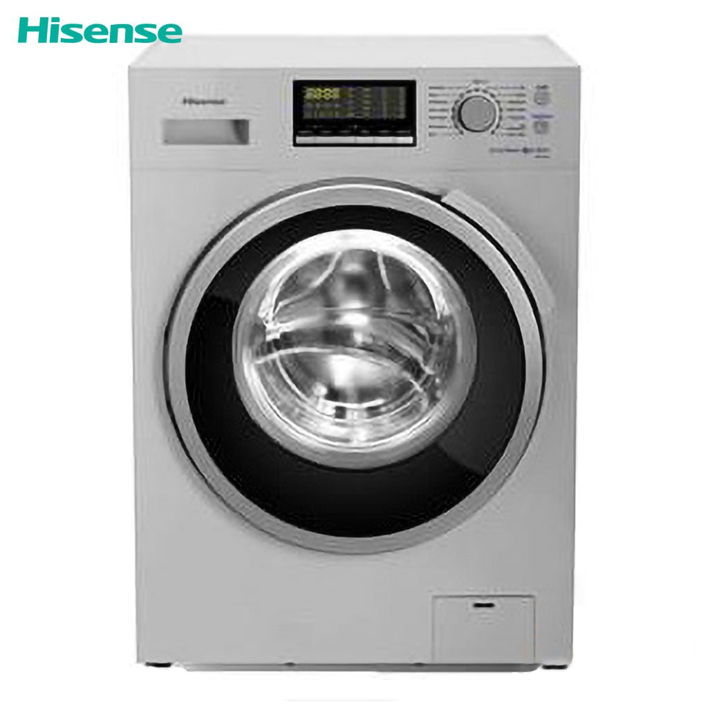 ماشین لباسشویی هایسنس WFH8012DS نقره ای