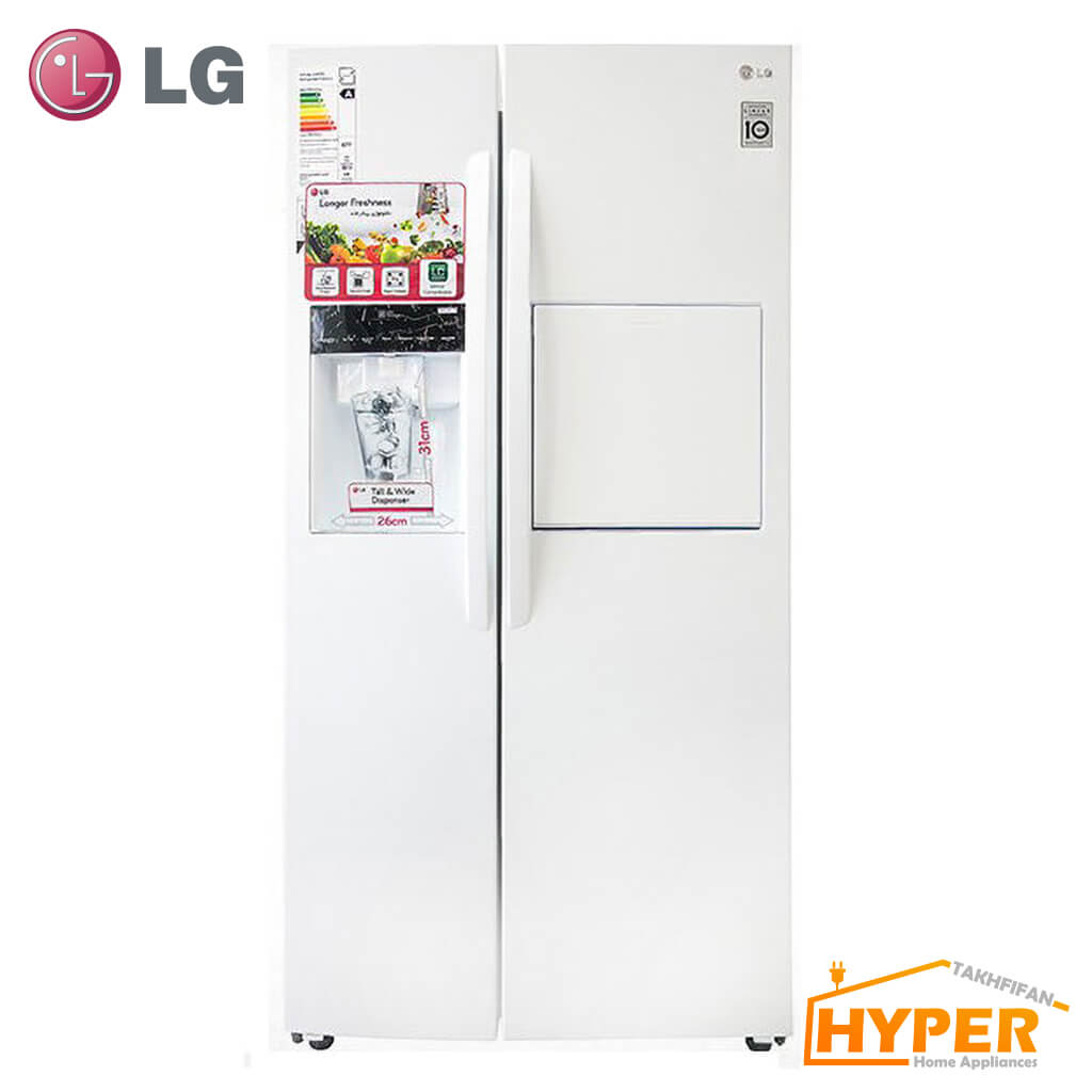 یخچال فریزر ساید بای ساید ال جی LG SXP432W سفید