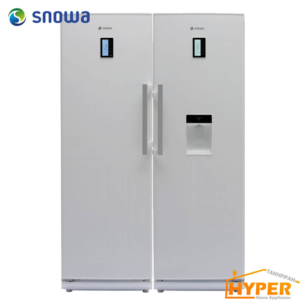 یخچال فریزر دوقلو اسنوا SN5-0190SW SN6-0190SW سفید براق