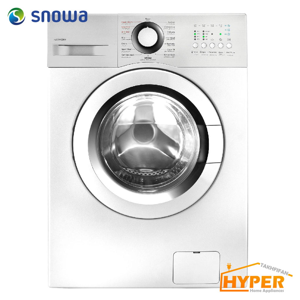 ماشین لباسشویی اسنوا SWM-71101 سفید 7 کیلویی