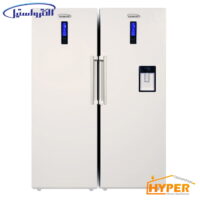 یخچال فریزر دوقلو الکترواستیل ES24W سفید چرم