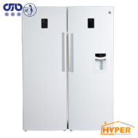 یخچال فریزر دوقلو 1700i پارس PRH17633EW/W-PFN16631EW سفید
