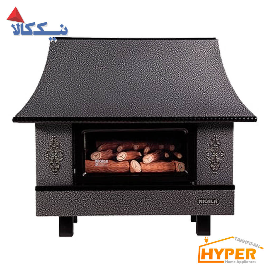 بخاری گازی شومینه ای نیک کالا MC24 مدل آذر