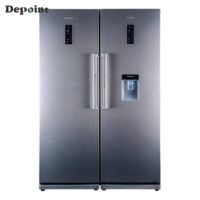 یخچال فریزر دوقلو دیپوینت D5E S نقره ای