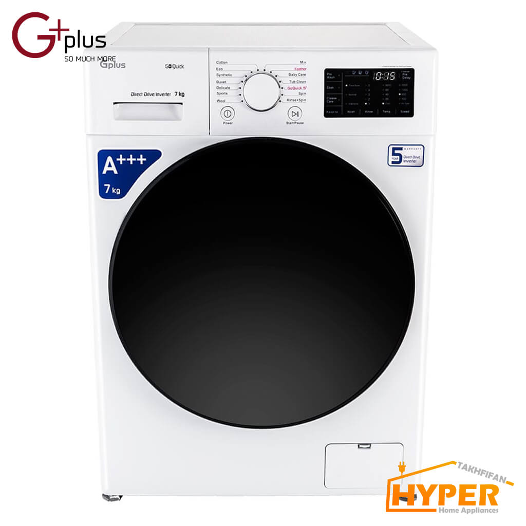 ماشین لباسشویی جی پلاس GWM-L730W