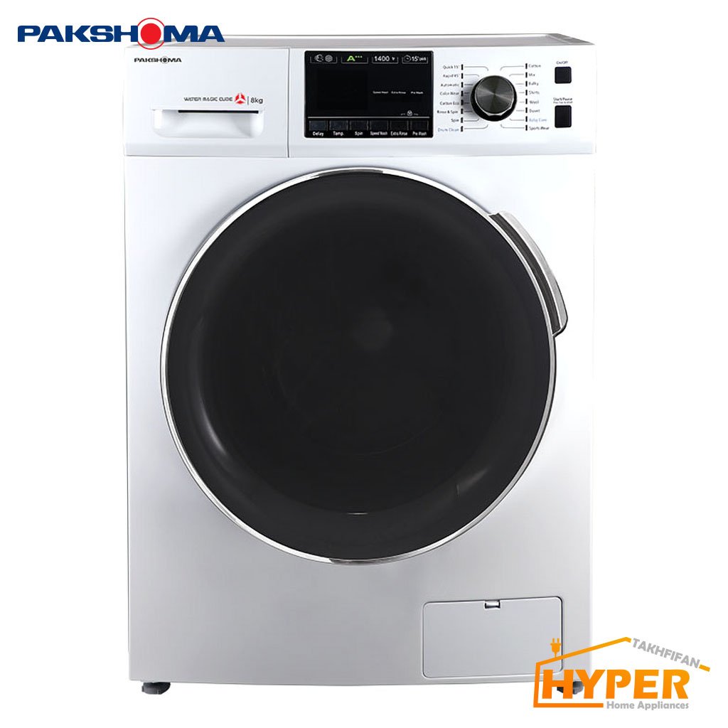 ماشین لباسشویی پاکشوما BWF-40804WT سفید