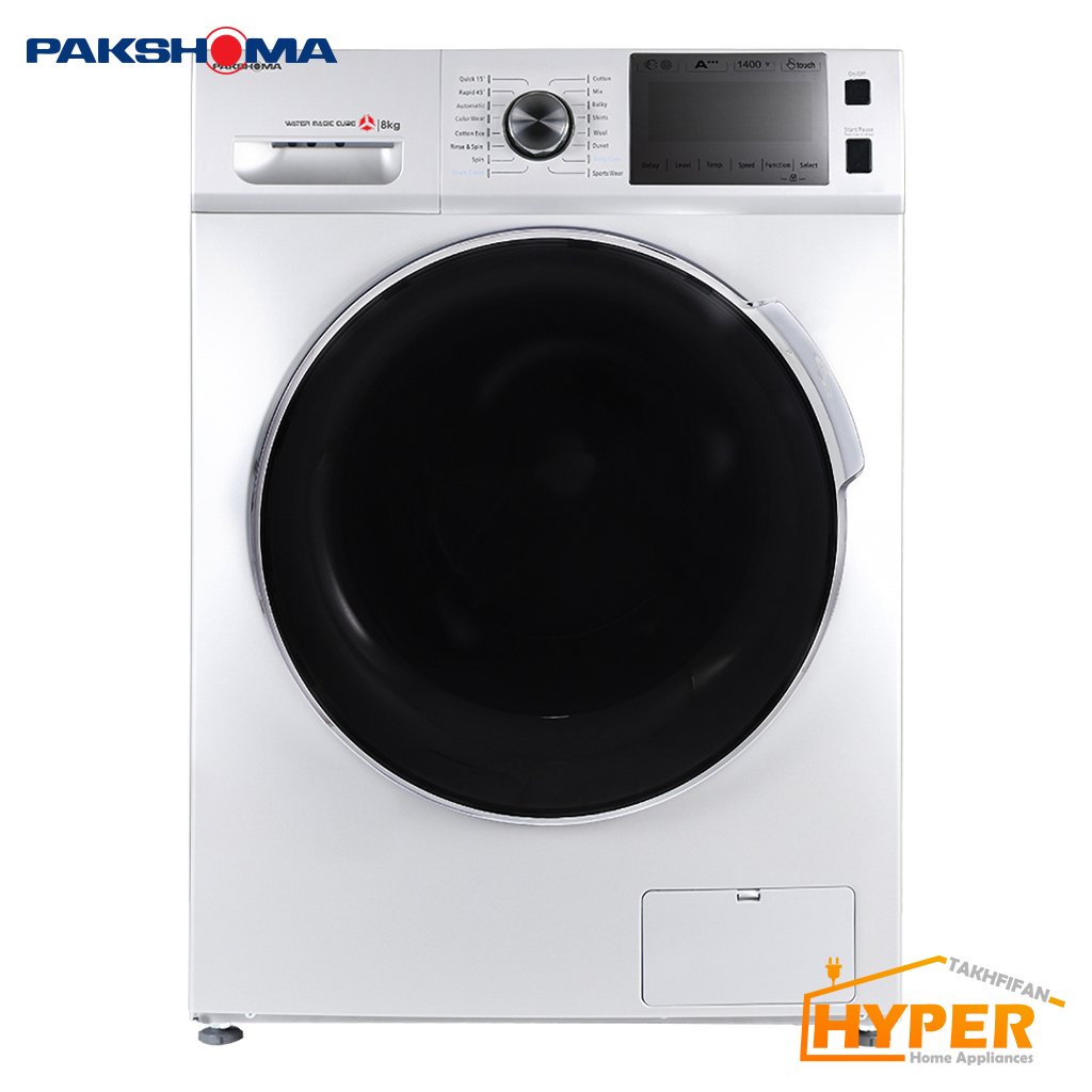 ماشین لباسشویی پاکشوما BWF-40803 WT