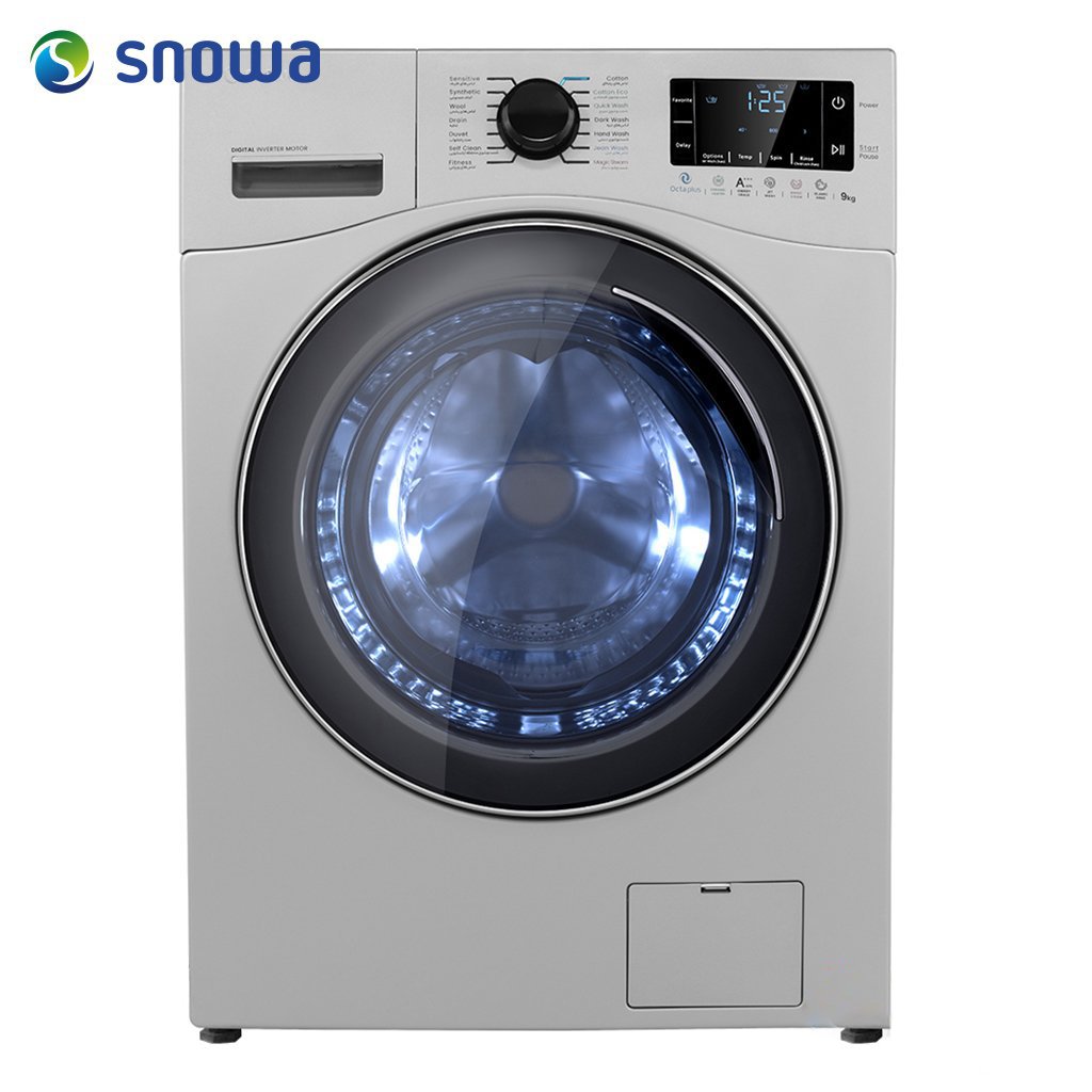 ماشین لباسشویی اسنوا SWM-E92S نقره ای