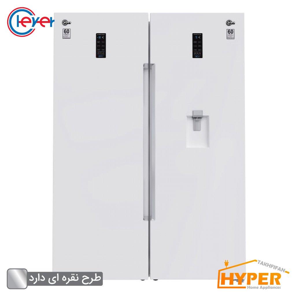 یخچال فریزر دوقلو کلور روسو Rosso S آبریزدار