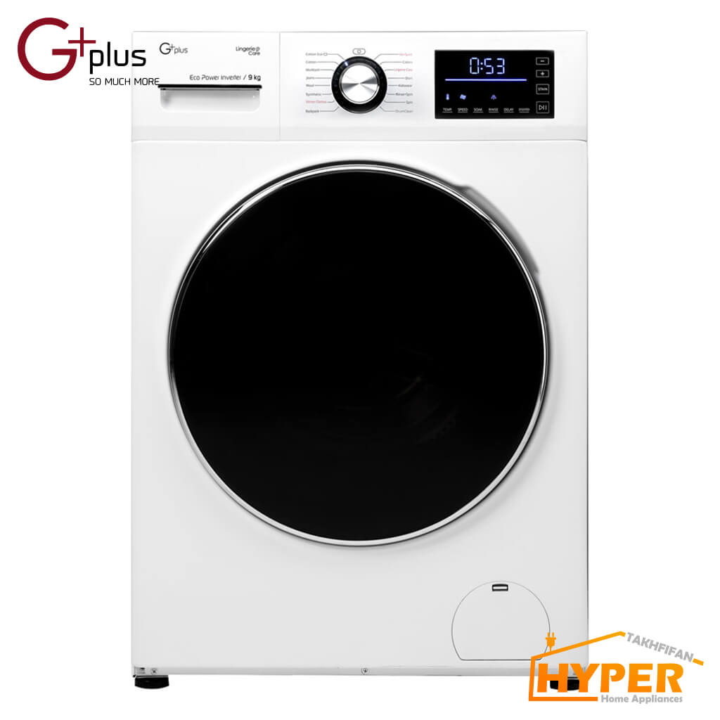 ماشین لباسشویی جی پلاس GWM-P9341W