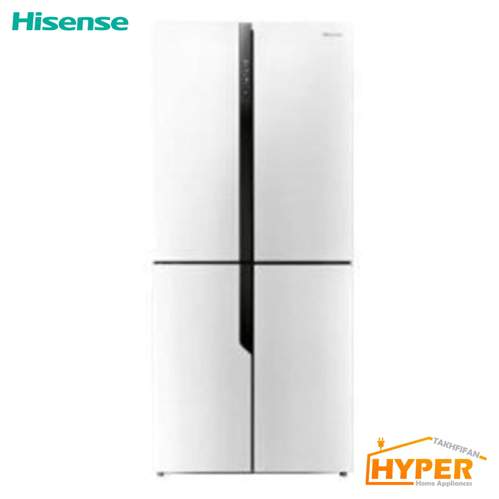 یخچال فریزر ساید بای ساید هایسنس RQ56WC4SA سفید
